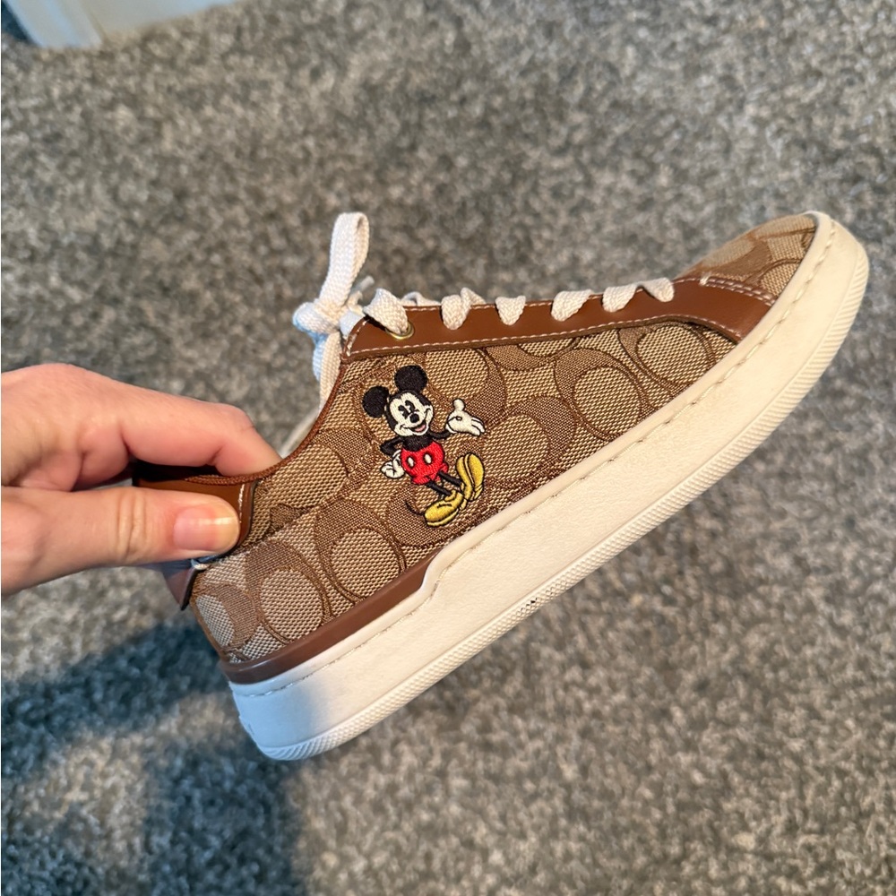 Coach disney Mickey size 5 women’s sneakers.
